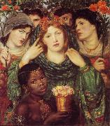 Dante Gabriel Rossetti The Bride (mk28) oil on canvas
